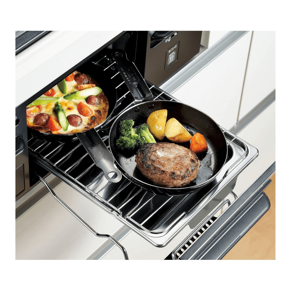 Yokoyama Camping Iron Frying Pan Black - 18cm