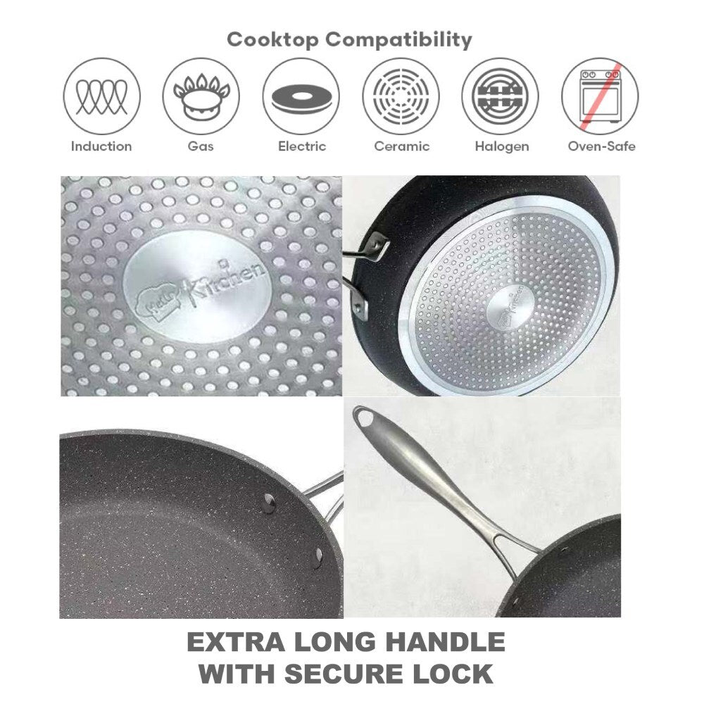 Hello Kitchen Non-stick Marble Frypan 28cm