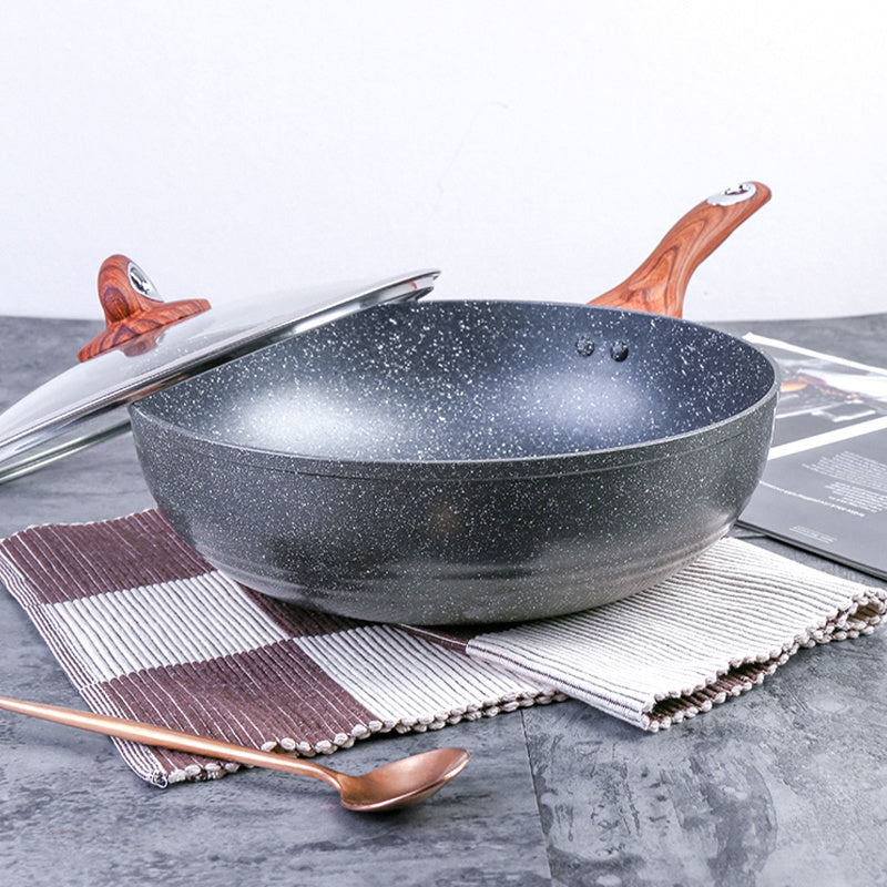 Justcook 30cm JSHS-IH4930C-1 Marble Wok Stir fry Pan