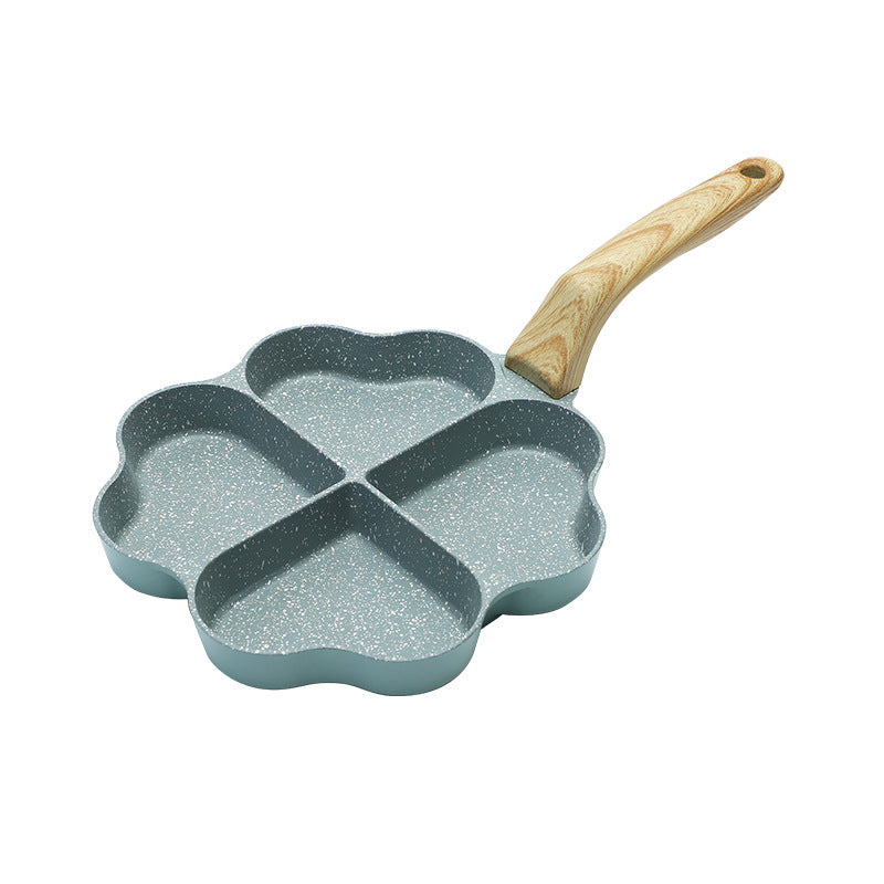 QC 18cm IH Four Leaf Clover Non-Stick Fry Pan - Green