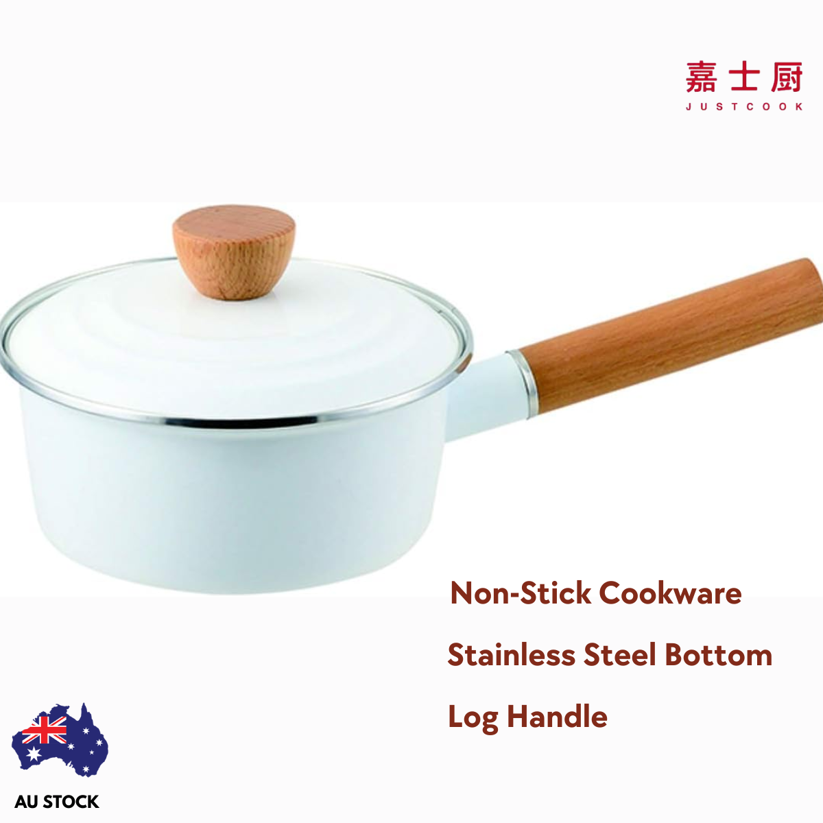 Justcook 16cm JSHS-IH1916-1 Milk Pot Pink