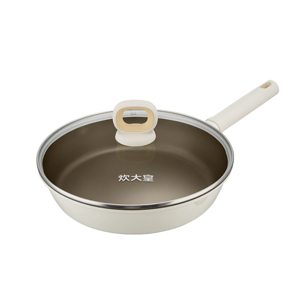 Cooker King White Titanium Fry Pan 24cm