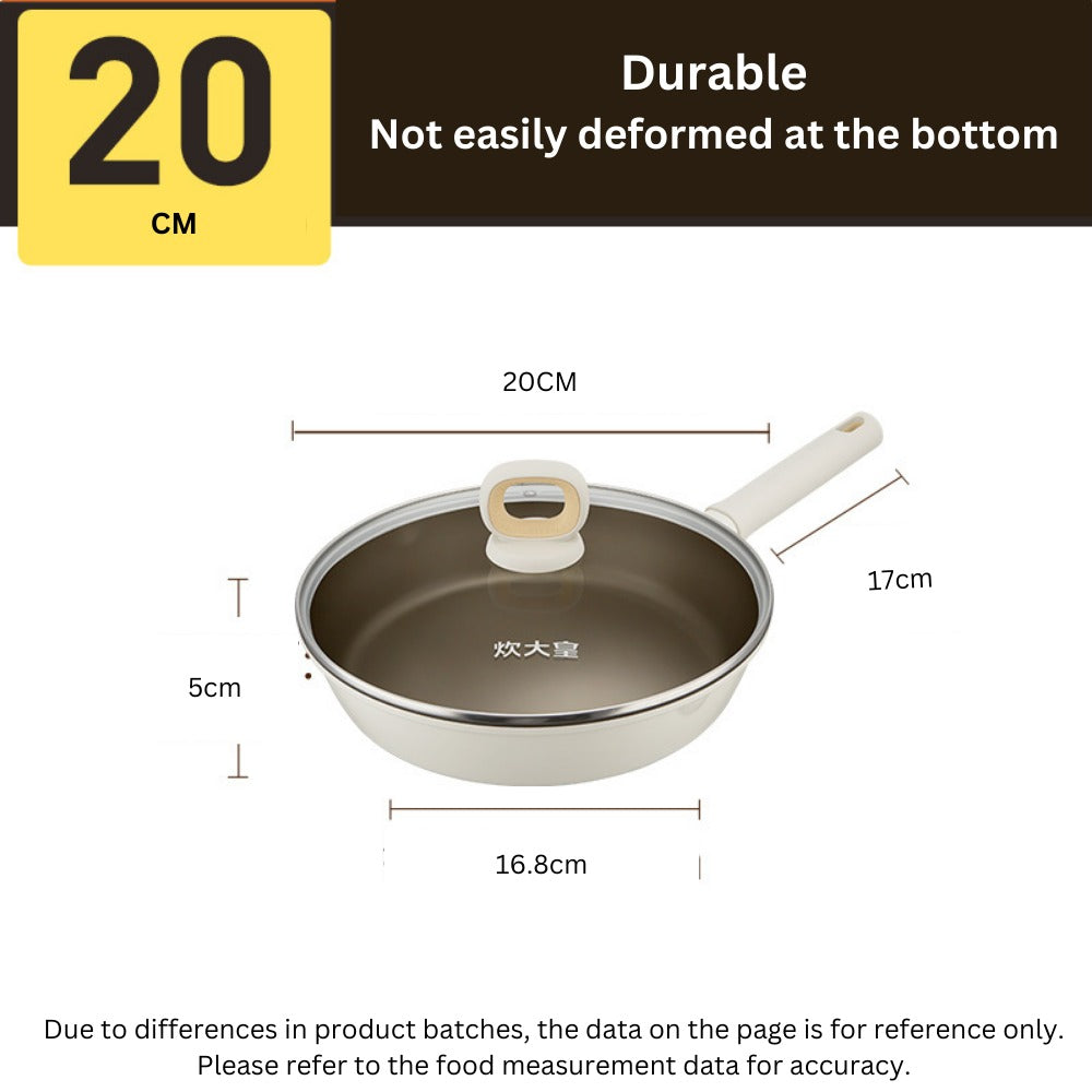 Cooker King White Titanium Fry Pan 20cm