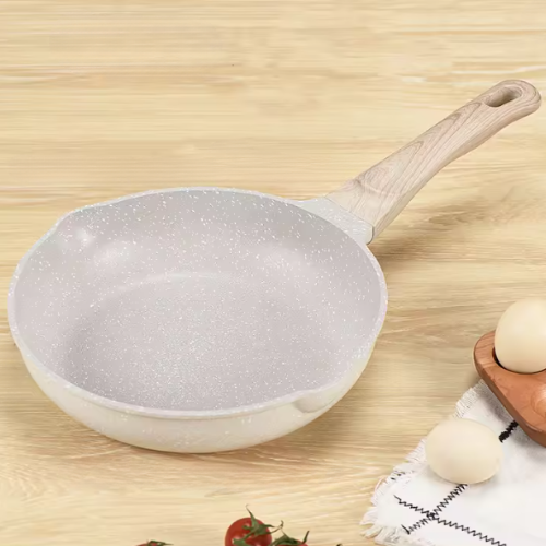 Synmore Granite Non-Stick Wok Pan with Wooden Handle 30cm