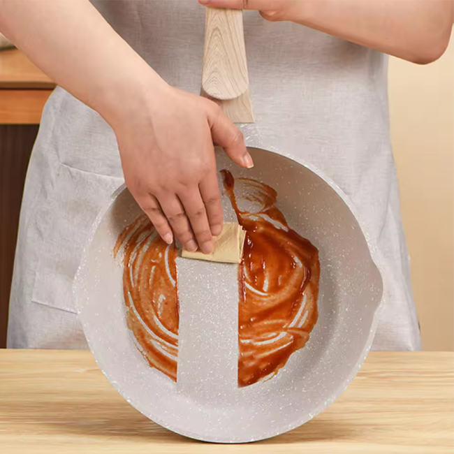 Synmore Granite Non-Stick Frypan with Wooden Handle 28cm
