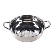 Kylin 304 Stainless Steels Shabu Single American Style Hot Pot, Cooking Pot 32cm