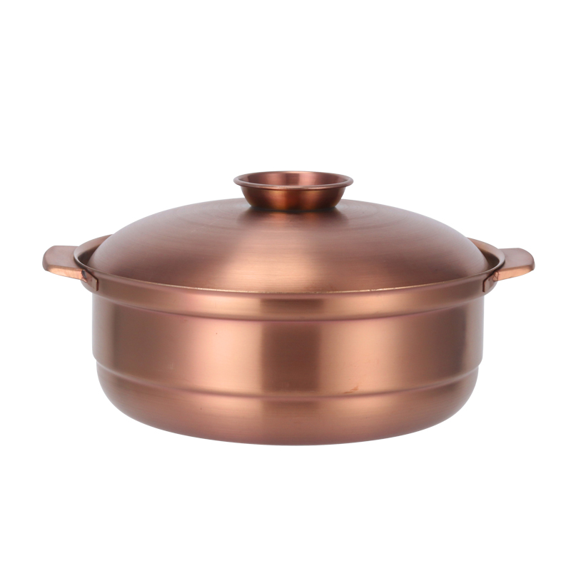 Kylin Copper-Gold Stainless Steel Chinese-Style Stewpot 30cm