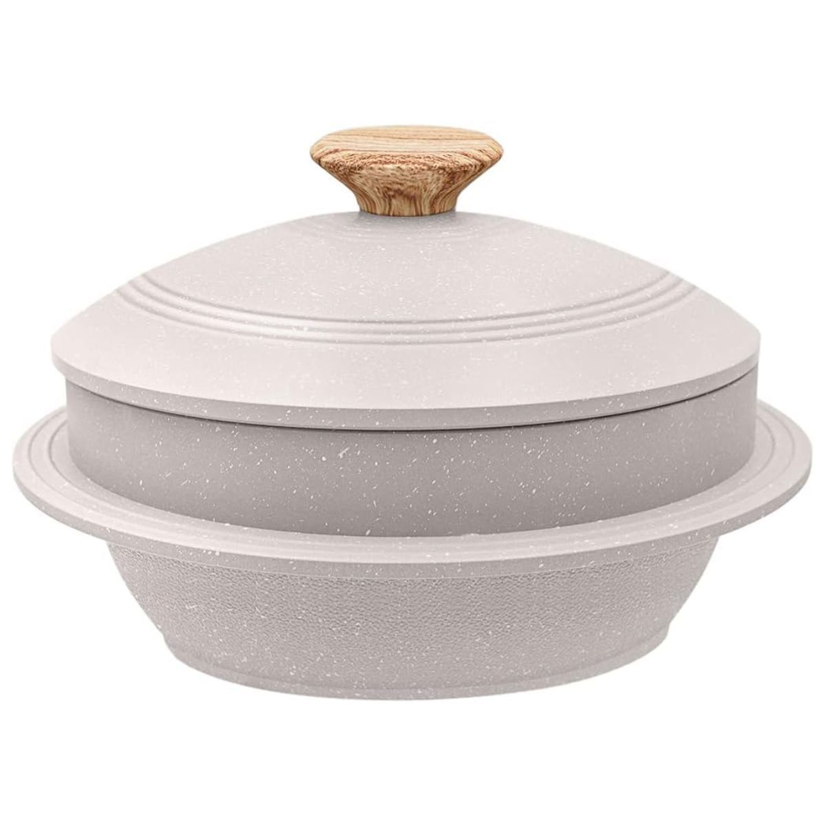 Masker Korean Cooking Bibimbap Stone Pot 20cm - Beige