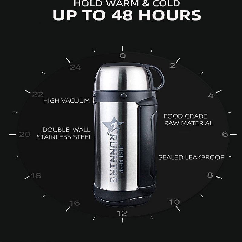 Pinkah PJ-3316 1.9L Vacuum Travel bottle in Silver