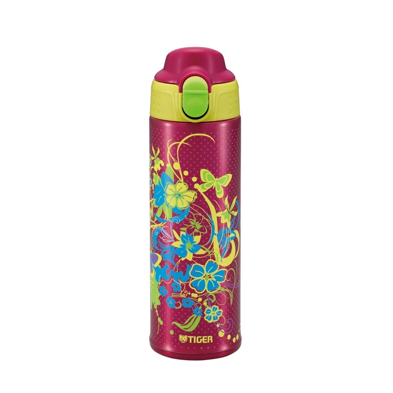 Tiger MMT-A050 Vacuum Bottle Water Container Drink Cup 540ml Flower Pink