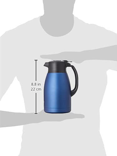 Zojirushi SH-HC15-AD Stainless Steel Handy Pot 1.5L Matte Navy