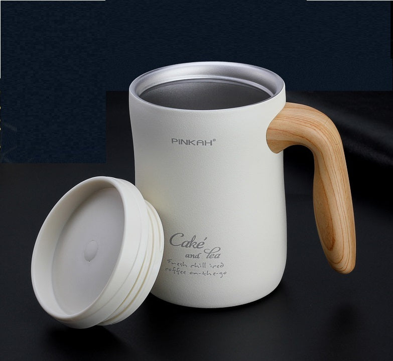 Pinkah PJ-3224 Coffee Vaccum Drink Milk Container Bottle 470ml - White