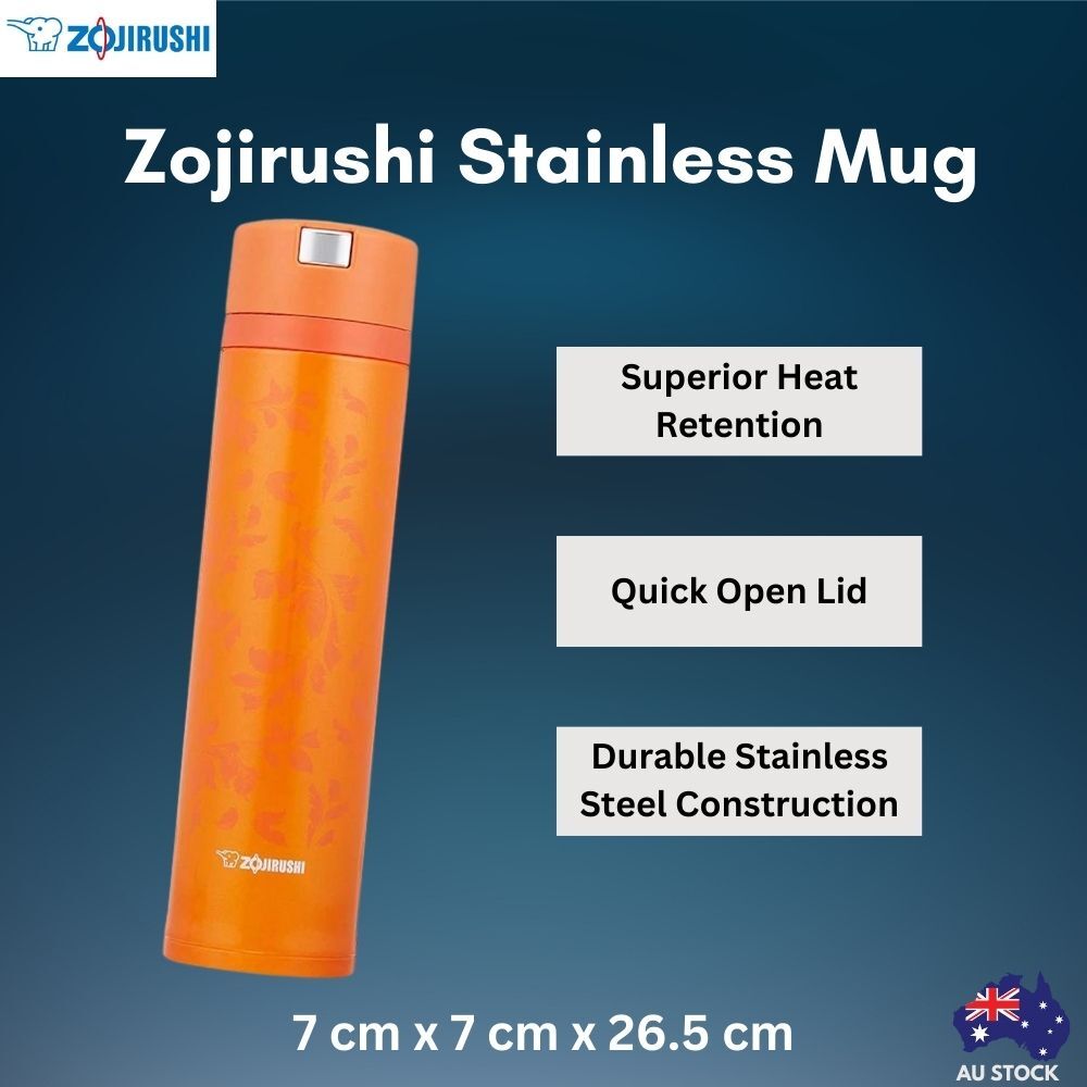 Zojirushi Stainless Bottle SM-XC60-DV 600ml Orange