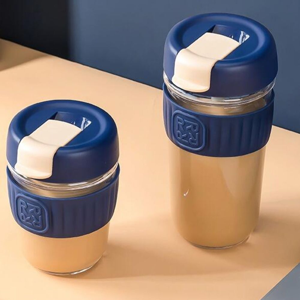Robo Coffmine Coffee Cup Travel Mug Coffee Cup 560ml  ( Blue )