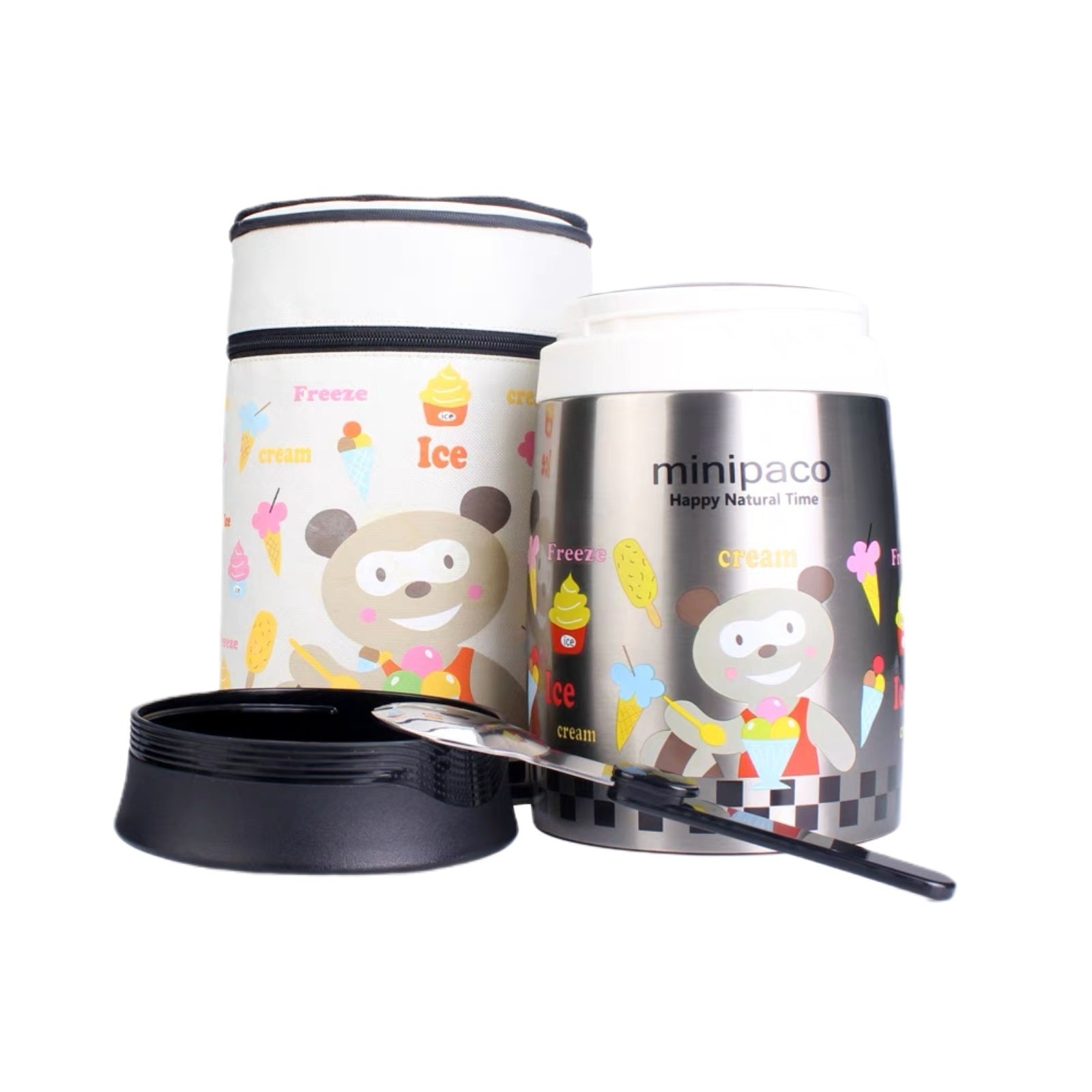 Pinkah FAS-3331 750ml Food Jar Stainless Steel Silver Lunch Box Container