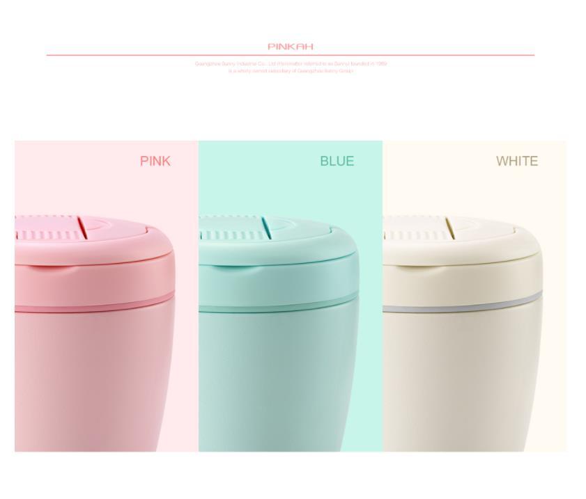 Pinkah PJ-3321A Vacuum Insulated Lunch Box Food Container 970ml Pink
