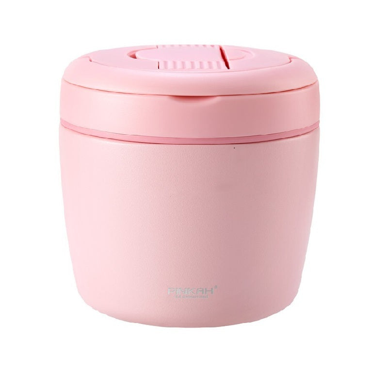 Pinkah PJ-3321A Vacuum Insulated Lunch Box Food Container 970ml Pink