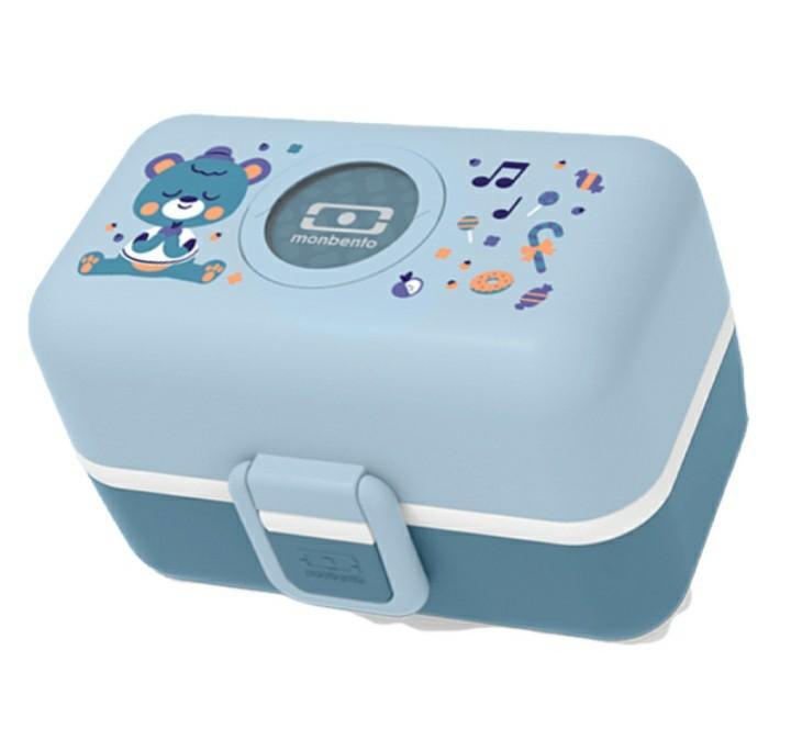 Monbento Tresor Kids Bento Lunch Box - Teddy Bear Blue