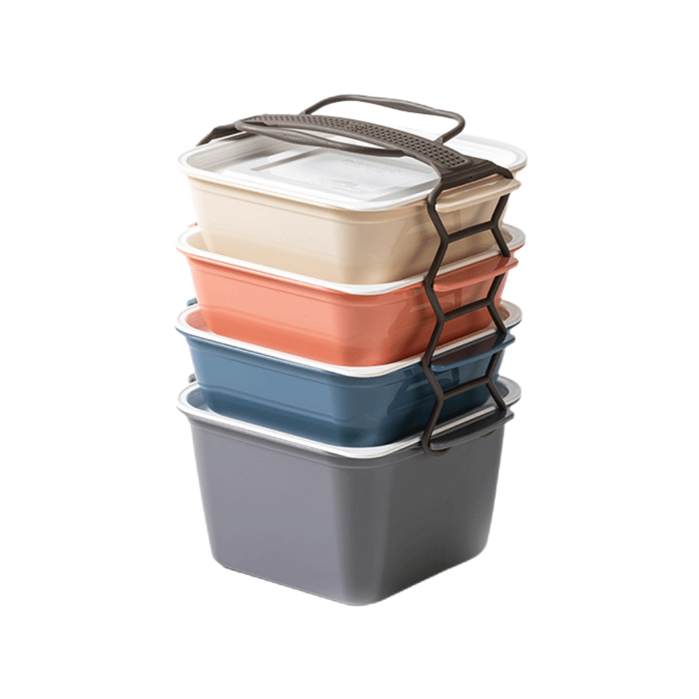 Robo Quick Picnic Lunch Box Set Food Containers With Traveling Handle