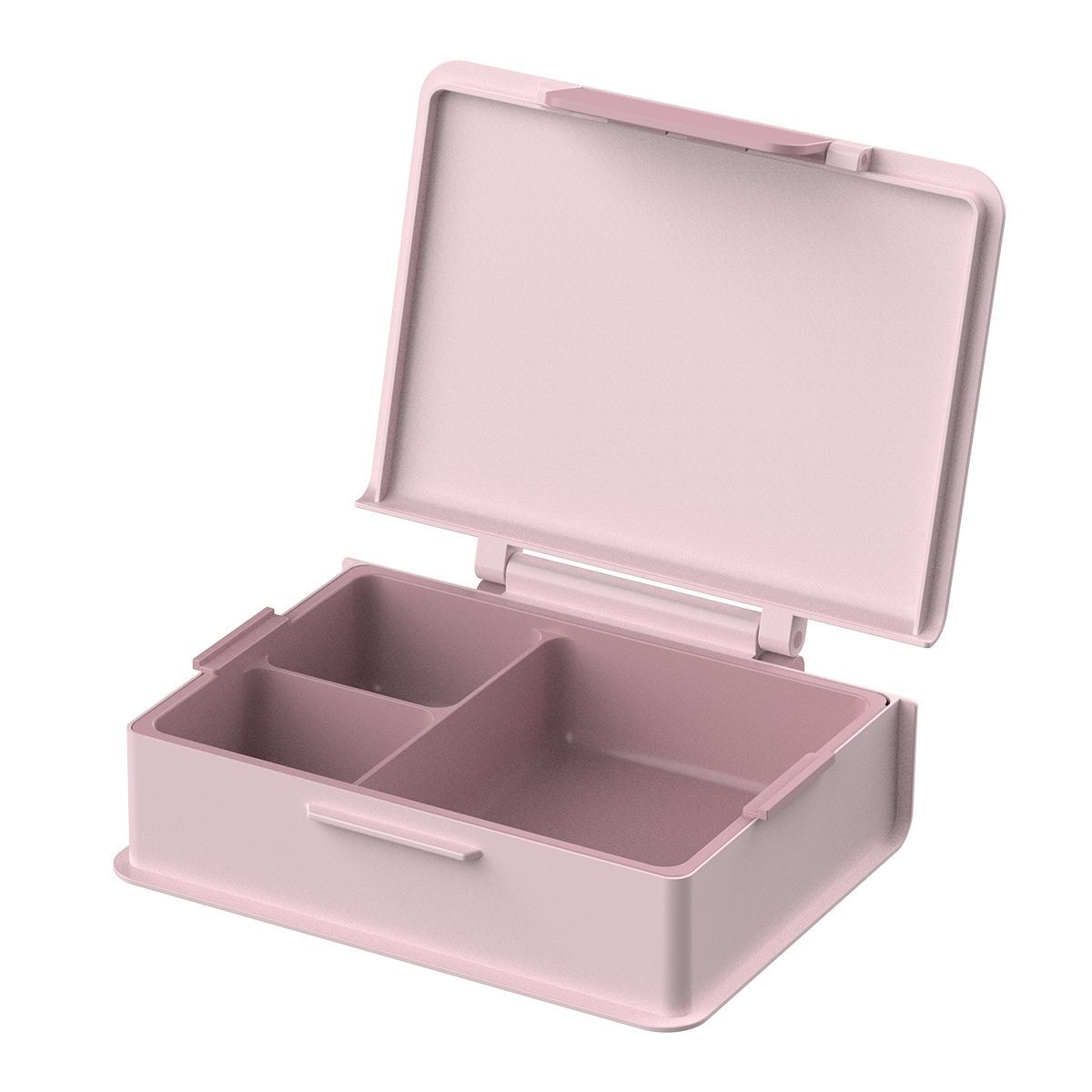 Geruite Book Bento Lunch Box Divided Food Container 1000ml - Pink
