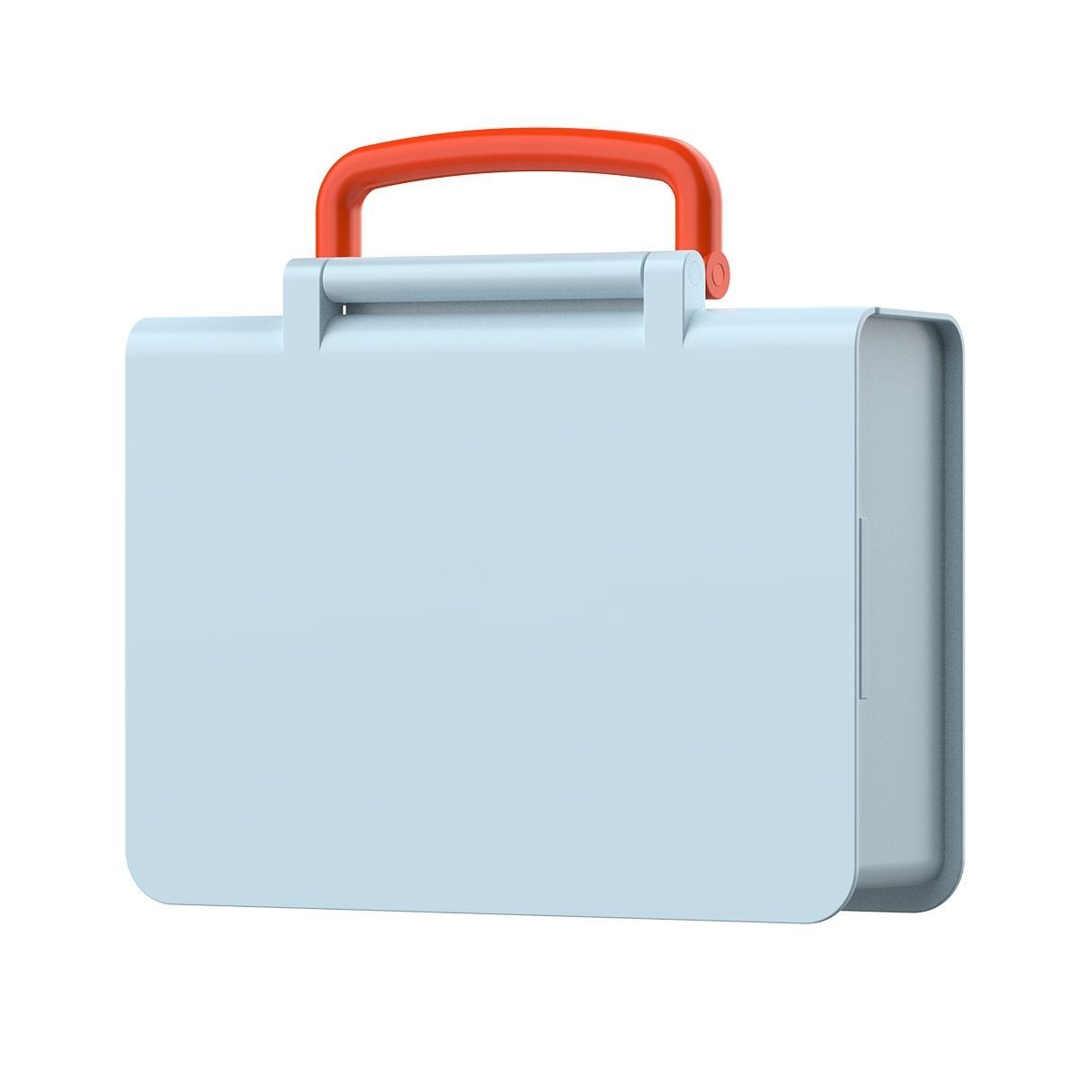 Geruite Book Bento Lunch Box Divided Food Container 1000ml - Blue