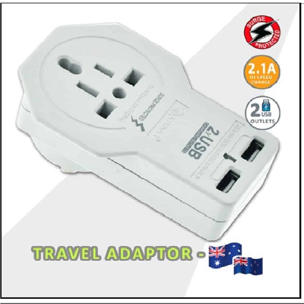 Sansai World Adaptor +Usb Charger