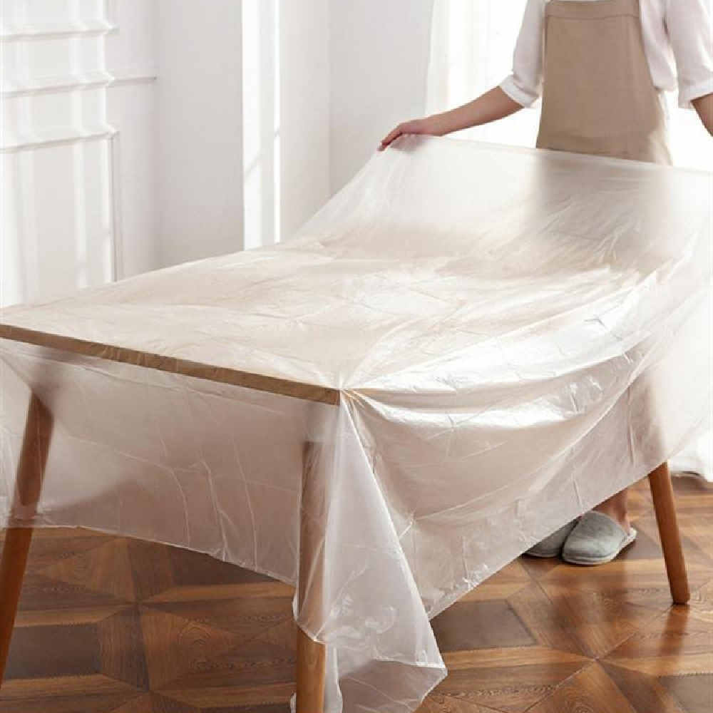 Fresh Life PE Waterproof Disposable Table Cloth Cover 200x200cm 8pc SH-7253