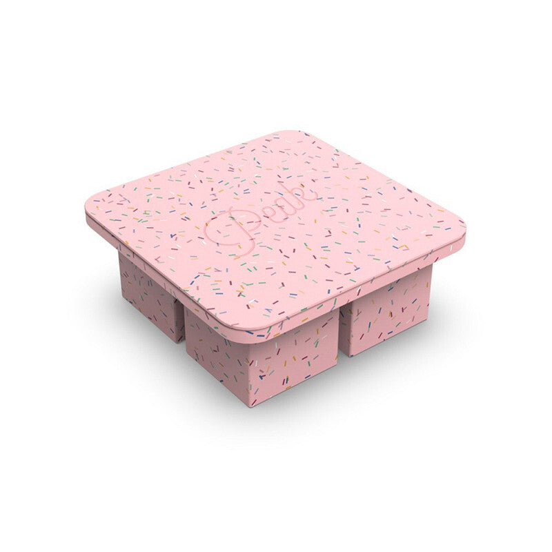 Peak Ice Cube Tray Extra Large Speckled - Pink
