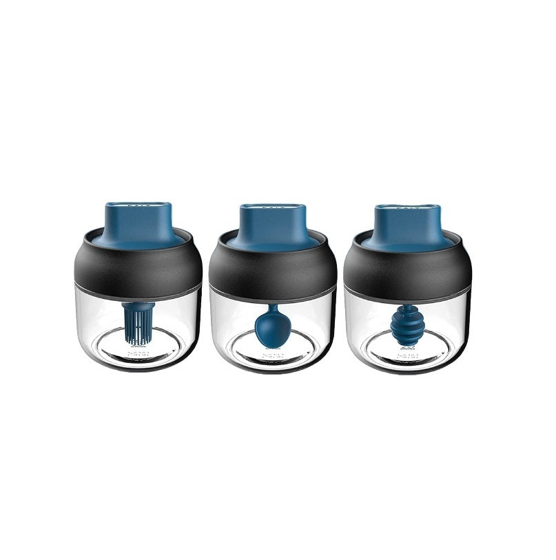 Robo Arrow Honey  Bottle Spice Condiment Storage Container 280ml-Dark Blue