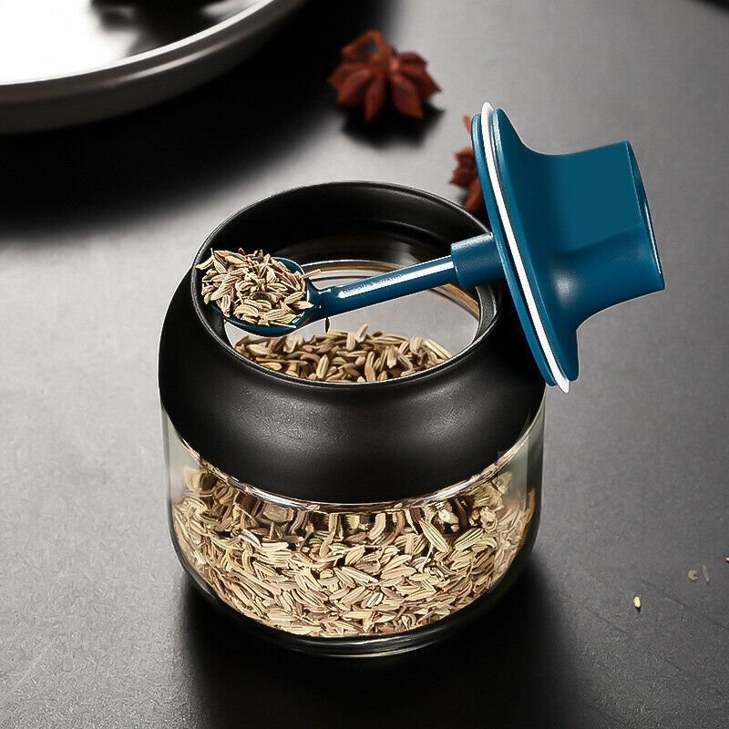 Robo Arrow Spice Jug Spice Condiment Storage Container 280ml-Dark Blue