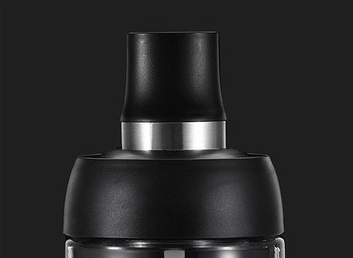 Robo Coco Honey Bottle Seasoning Jar Spice Condiment Storage Container with Digger 250ml - Black