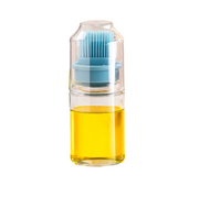 Robo Oil Brush Bottle Seasoning Spice Condiment Container w/Brush 150ml-Blue