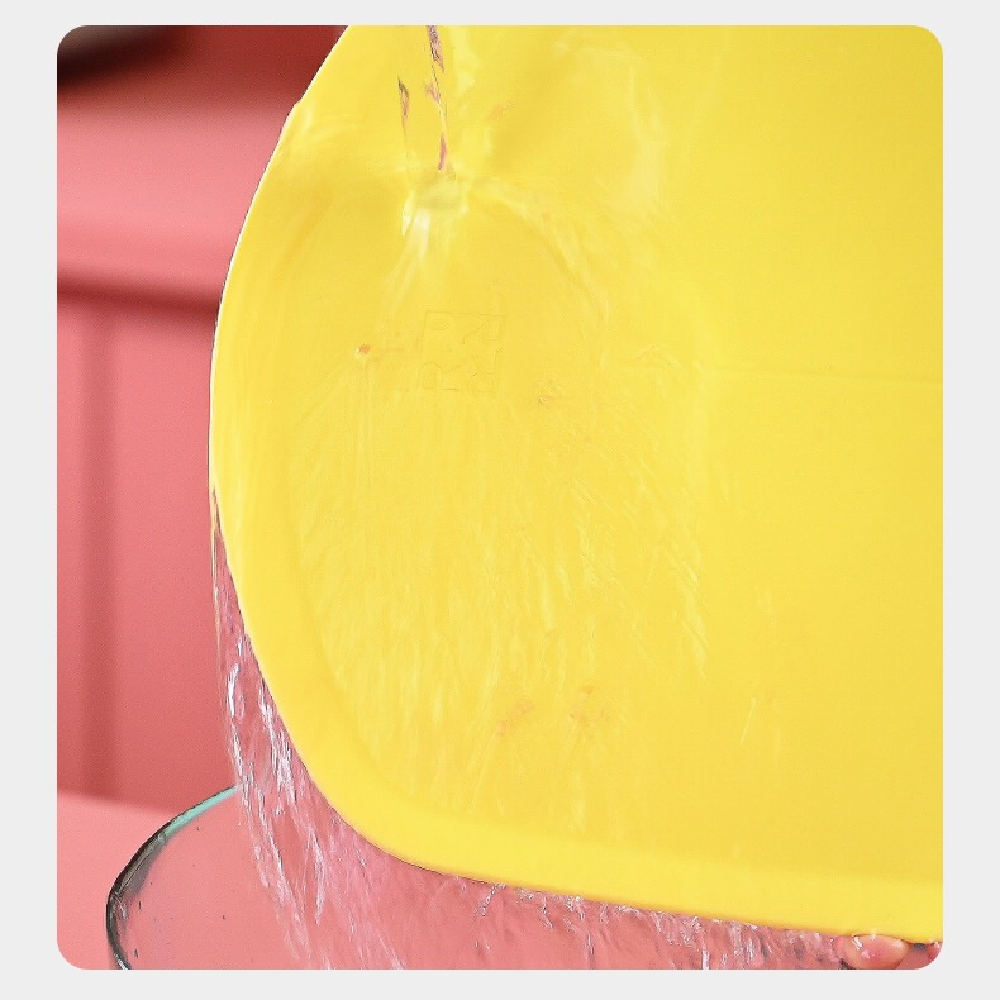 Robo Mozatte TPU Antibacterial Cutting Board BPA Free Knife Friendly- Yellow