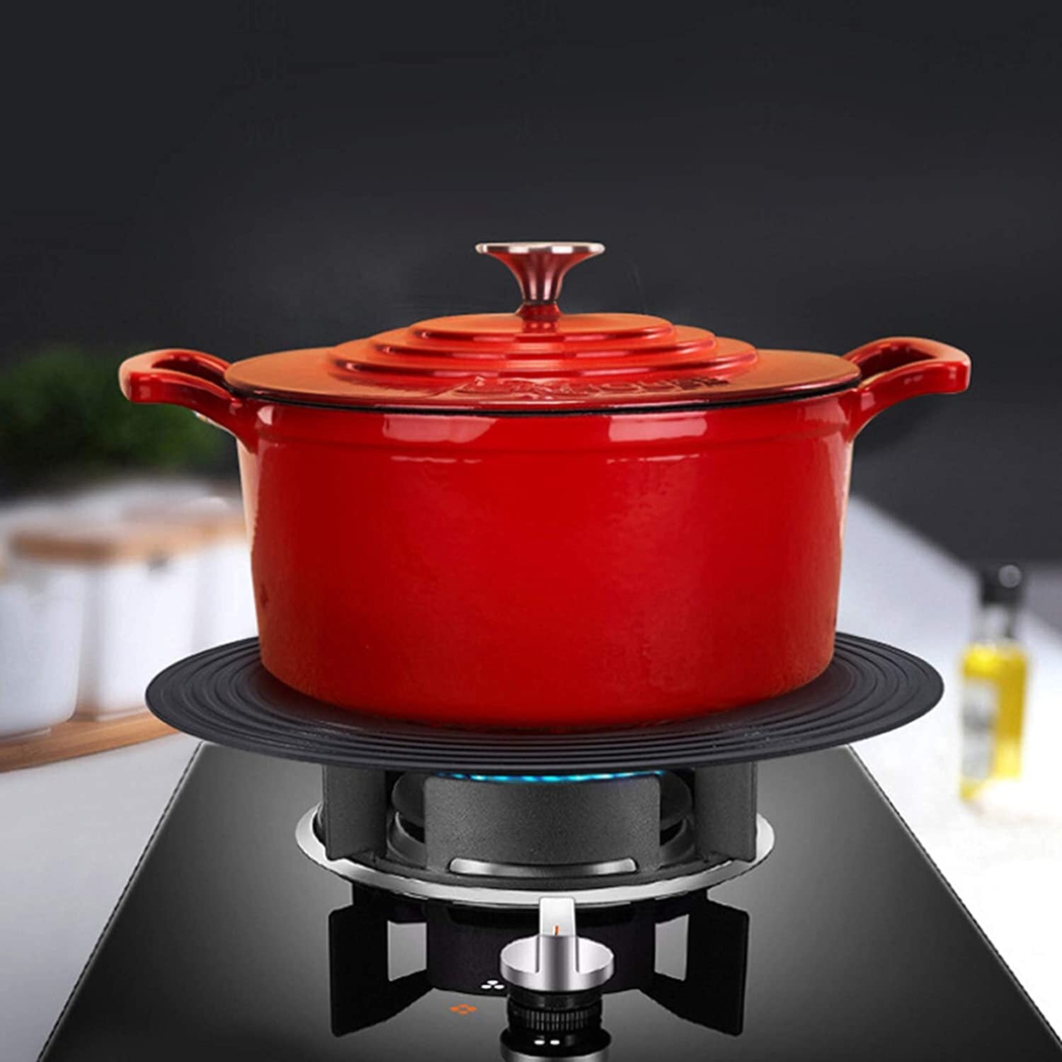 Gas Stove Heat Transfer Conduction Food Ice Fast Defrosting Plate 28cm