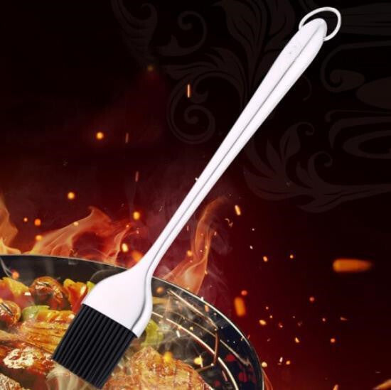 SSGP T Shape Silicon Baking BBQ Oil Brush With One Replacement Brush Head