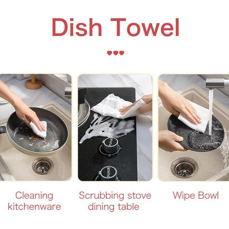 Fresh Life Antibacterial Dish Towel 28cm*28cm 3pc SH-8412