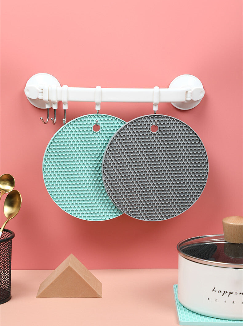 Yesjoy Duo 2-piece Silicone Heat Resistant Trivet Kitchen Mat WG486A