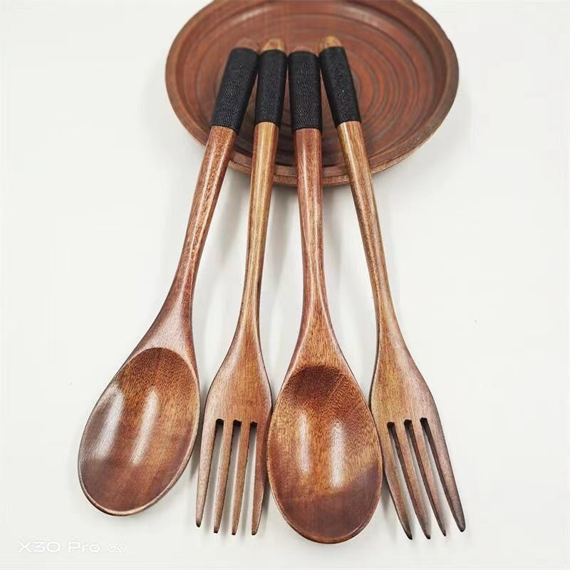 Yesjoy Wood Tangled Utensil Fork F892A