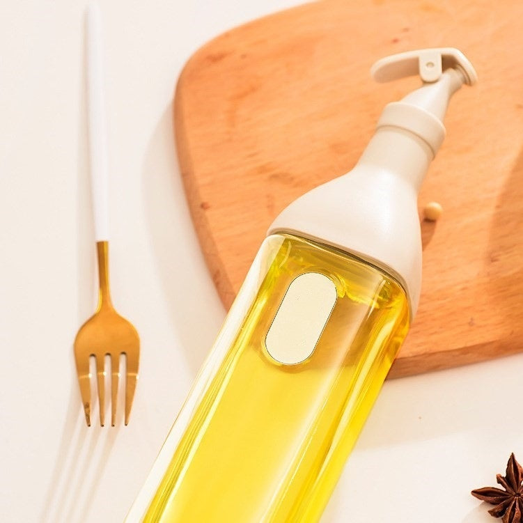 Robo Waltz Square Seasoninig Oil Bottle 500ml 2pc Set White