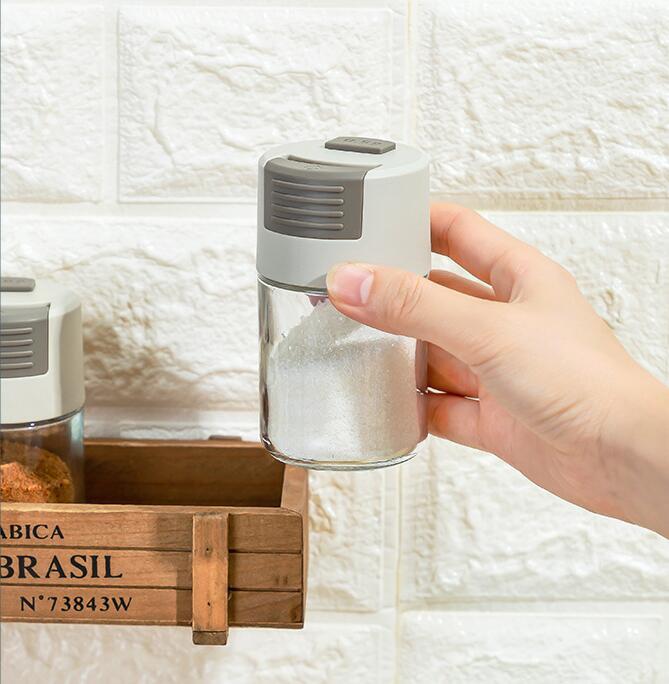 Robo Leon Quantitative Salt Pepper Spice Container Shaker 100ml-Beige