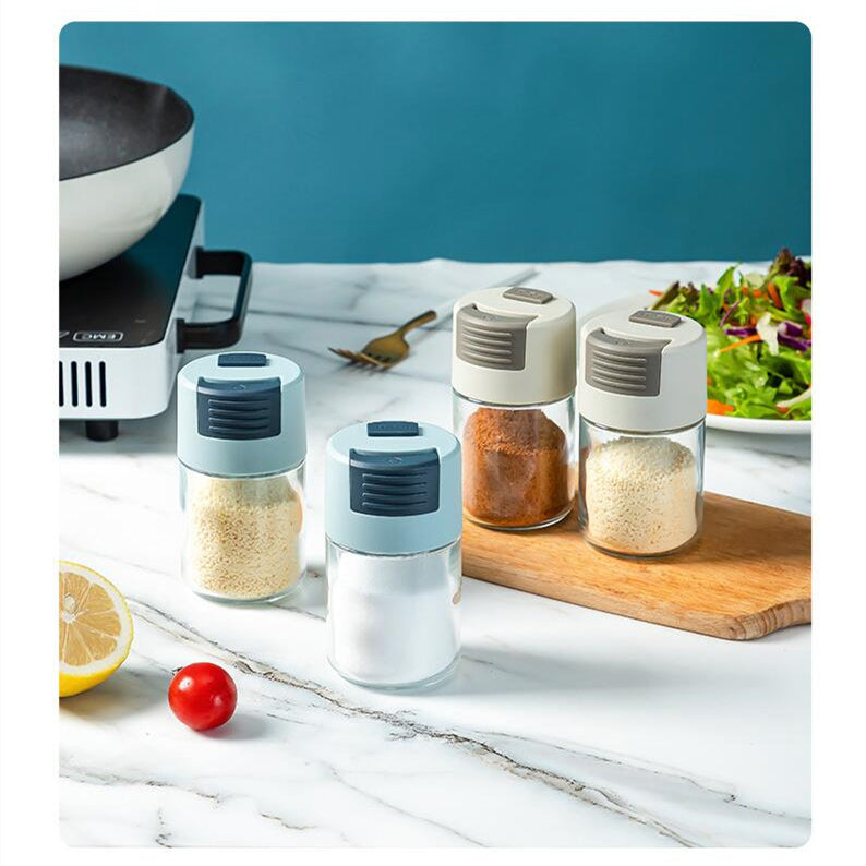 Robo Leon Quantitative Salt Pepper Spice Container Shaker 100ml-Beige