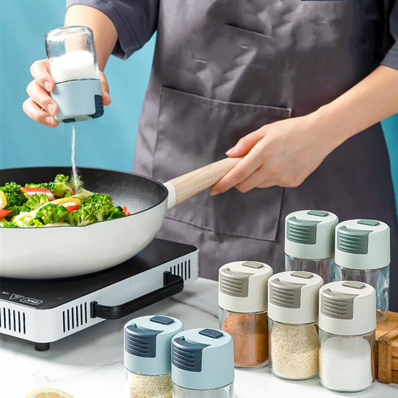 Robo Leon Quantitative Salt Pepper Spice Container Shaker 100m-Green