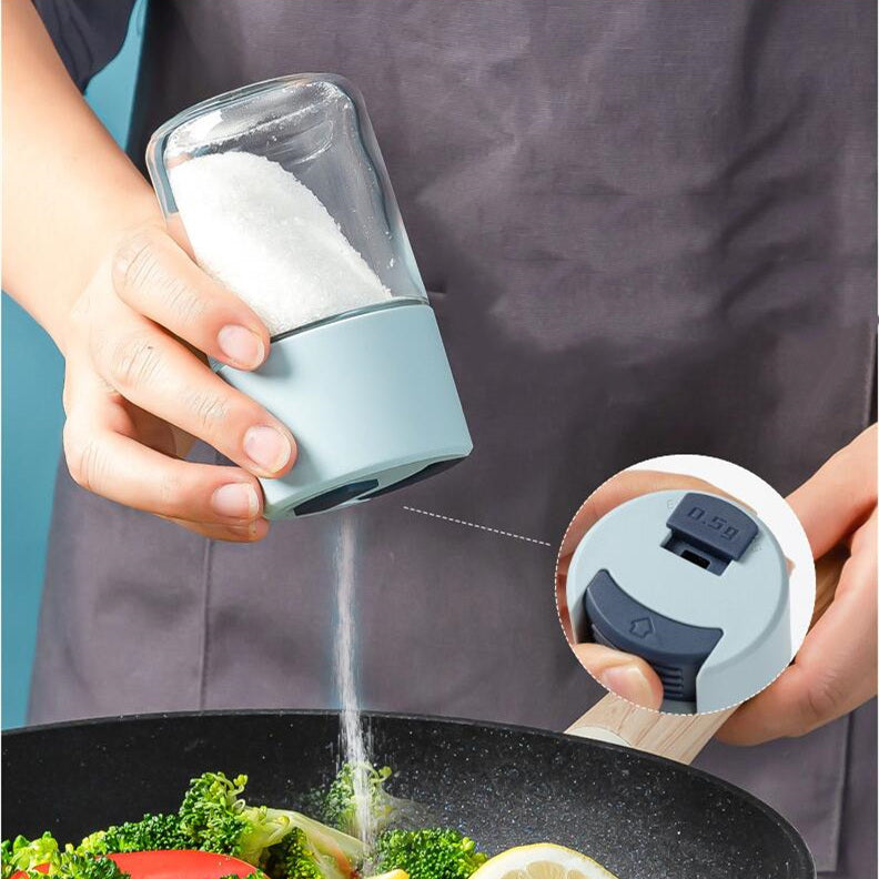 Robo Leon Quantitative Salt Pepper Spice Container Shaker 100m-Blue