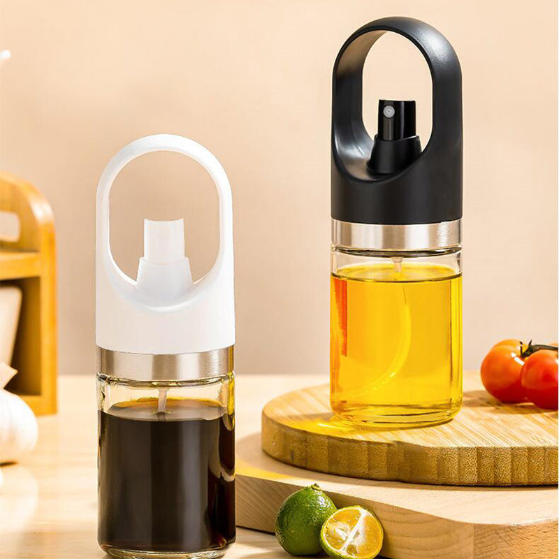 Robo Amy Oil Spray Bottle  Sauce Container - White