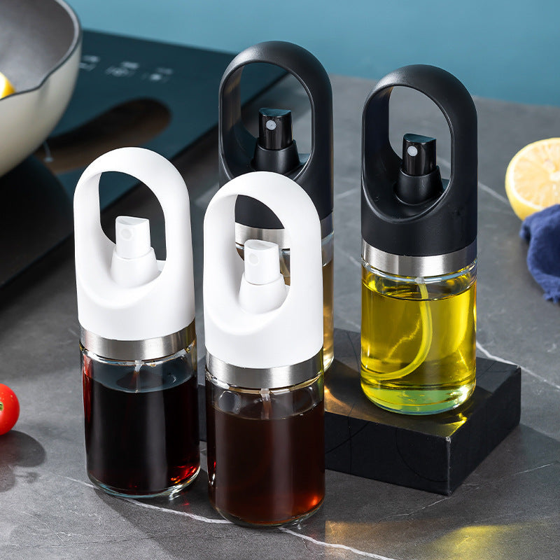 Robo Amy Oil Spray Bottle  Sauce Container - White