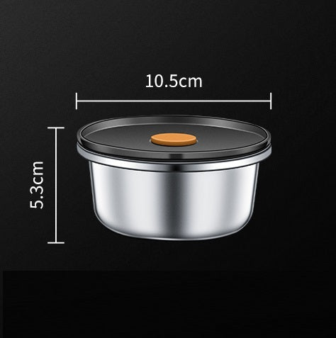 SSGP Food Storage Stainless Steel Jar Container 280ml - Brown