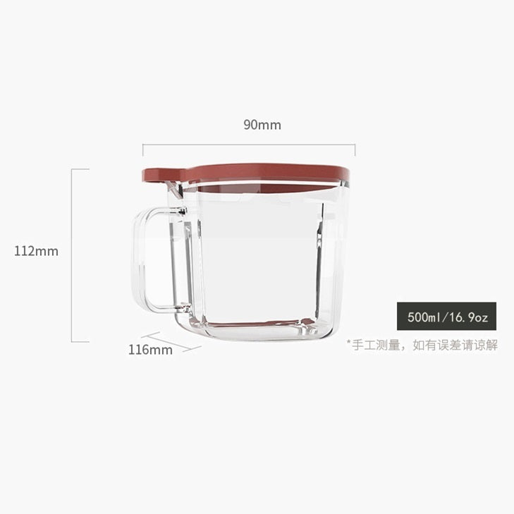 Robo Roma Seasoning Condiment Jar Storage Box 500ml - Green