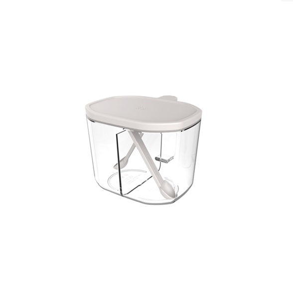 Robo Roma Seasoning Condiment Jar Storage Box 500ml - White