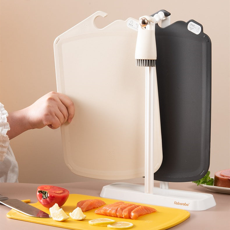 Robo Bethoven Chopping Board Set - White/Yellow/Grey