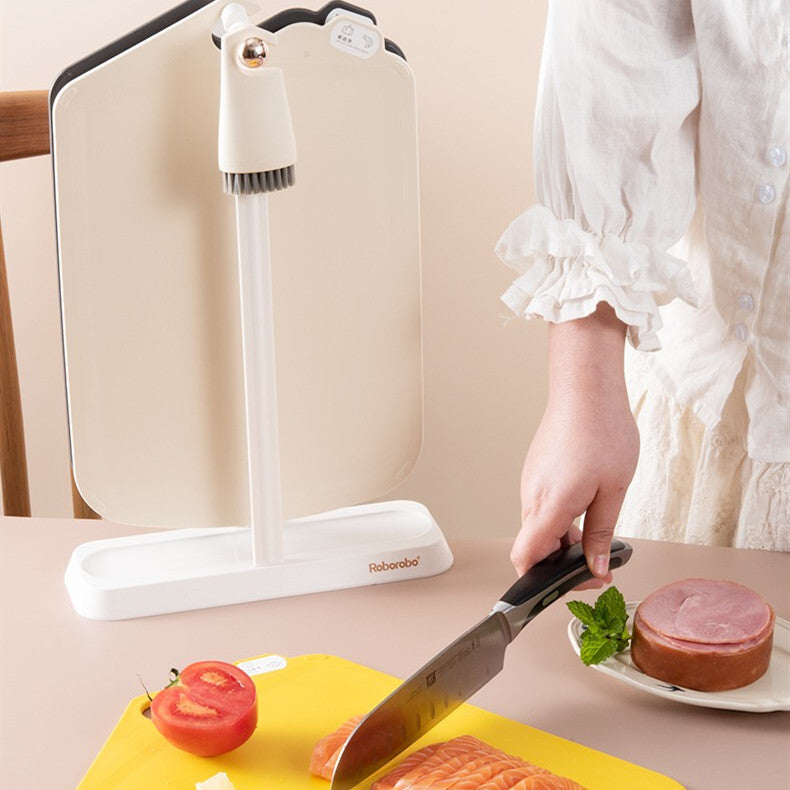 Robo Bethoven Chopping Board Set - White/Yellow/Grey